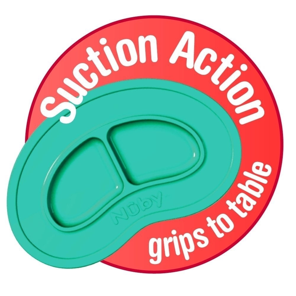 Sure Grip Miracle Mat 2-Section Plate | Grey